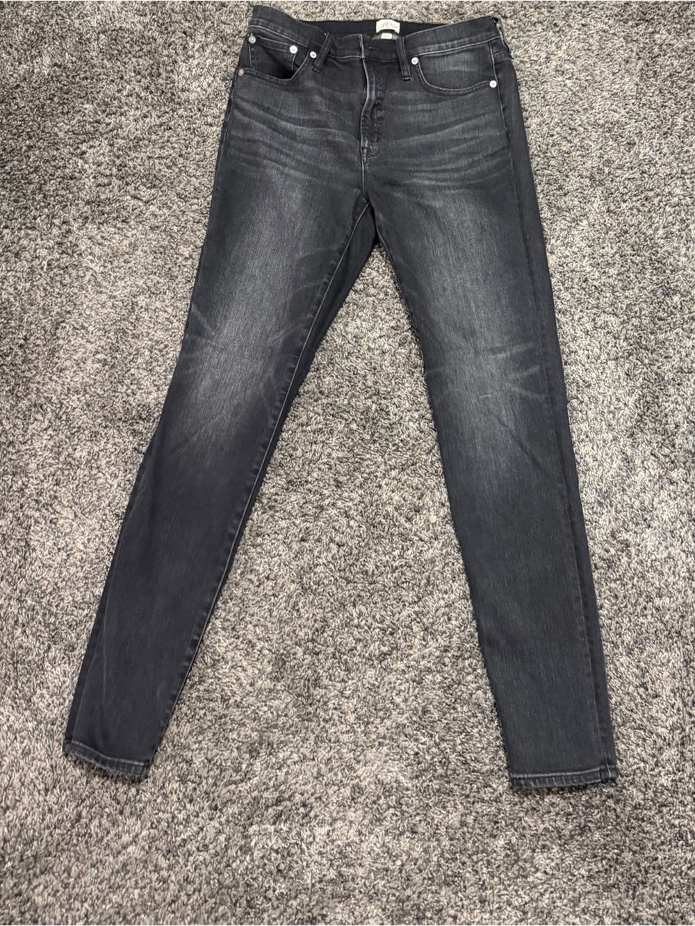 J. Crew Slim Women’s Jeans in Black Washed Denim